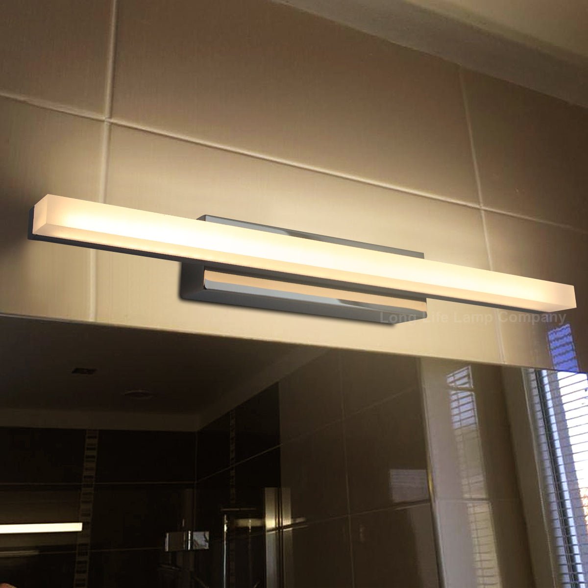 9w LED Bathroom Mirror Wall Light Warm White 3000k IP20 - Energy Light Bulbs - Free delivery on all orders