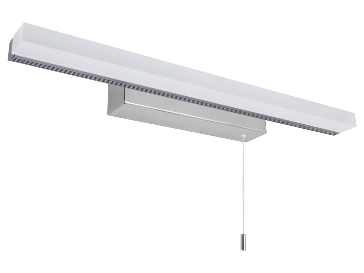 9w LED Bathroom Mirror Wall Light With Pull Cord Cool White 6500k IP20 - Energy Light Bulbs - Free delivery on all orders