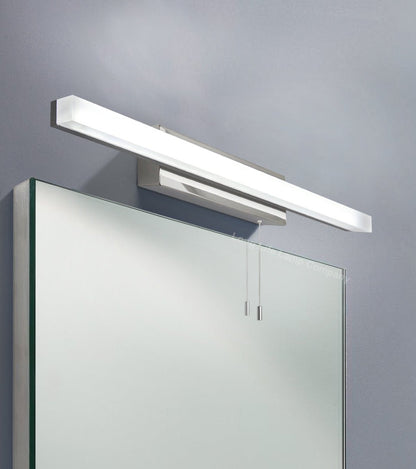 9w LED Bathroom Mirror Wall Light With Pull Cord Cool White 6500k IP20 - Energy Light Bulbs - Free delivery on all orders