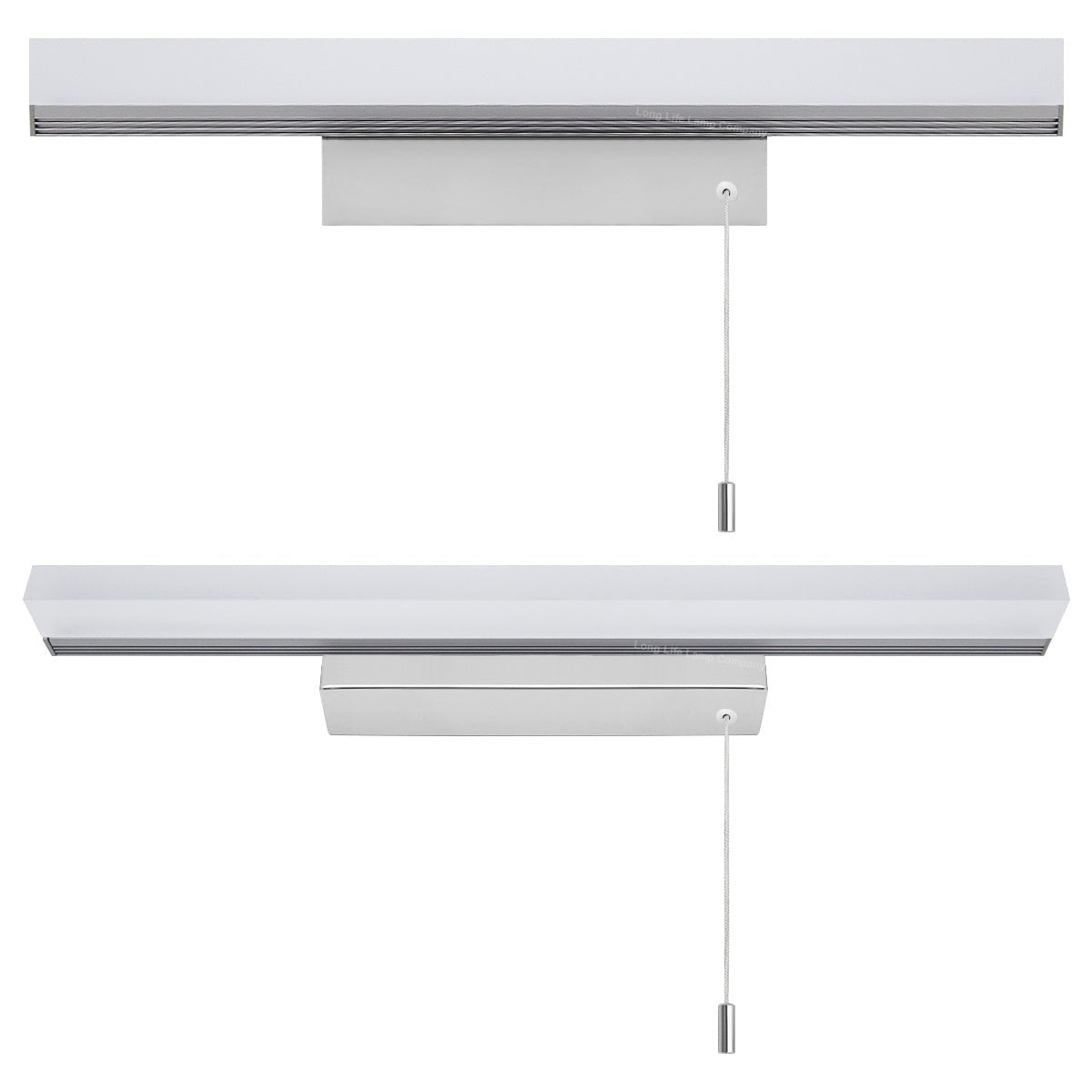 9w LED Bathroom Mirror Wall Light With Pull Cord Cool White 6500k IP20 - Energy Light Bulbs - Free delivery on all orders