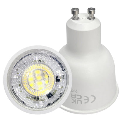 9W LED GU10 Spotlight Bulb Cool White 6500k 5 Pack or 10 Pack - Energy Light Bulbs - Free delivery on all orders