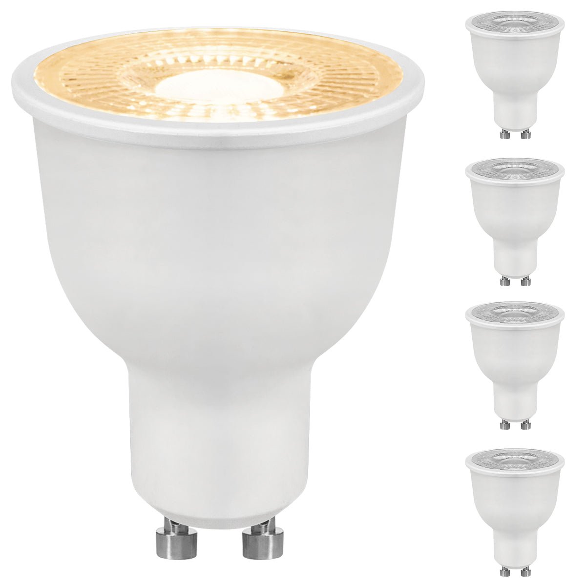9W LED GU10 Spotlight – Warm White 3000K, 5 or 10 Pack - Energy Light Bulbs - Free delivery on all orders