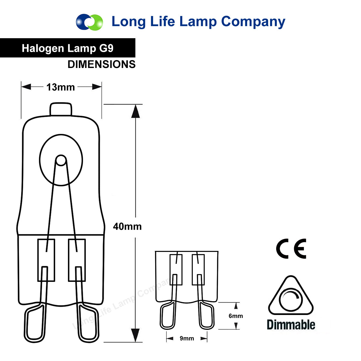 G9 Energy Saving Halogen Light Bulb 75W