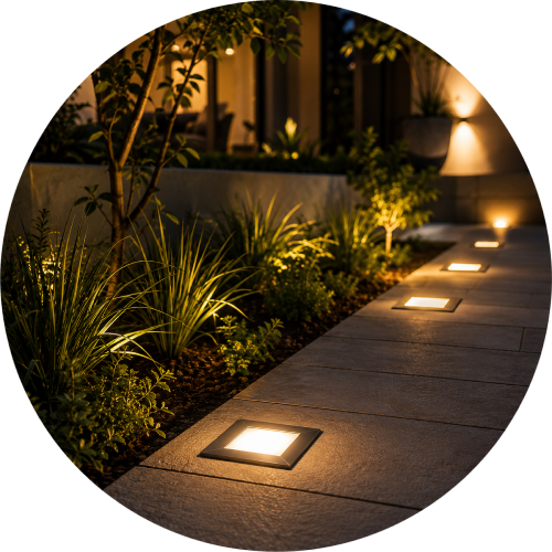 Square Ground Lights