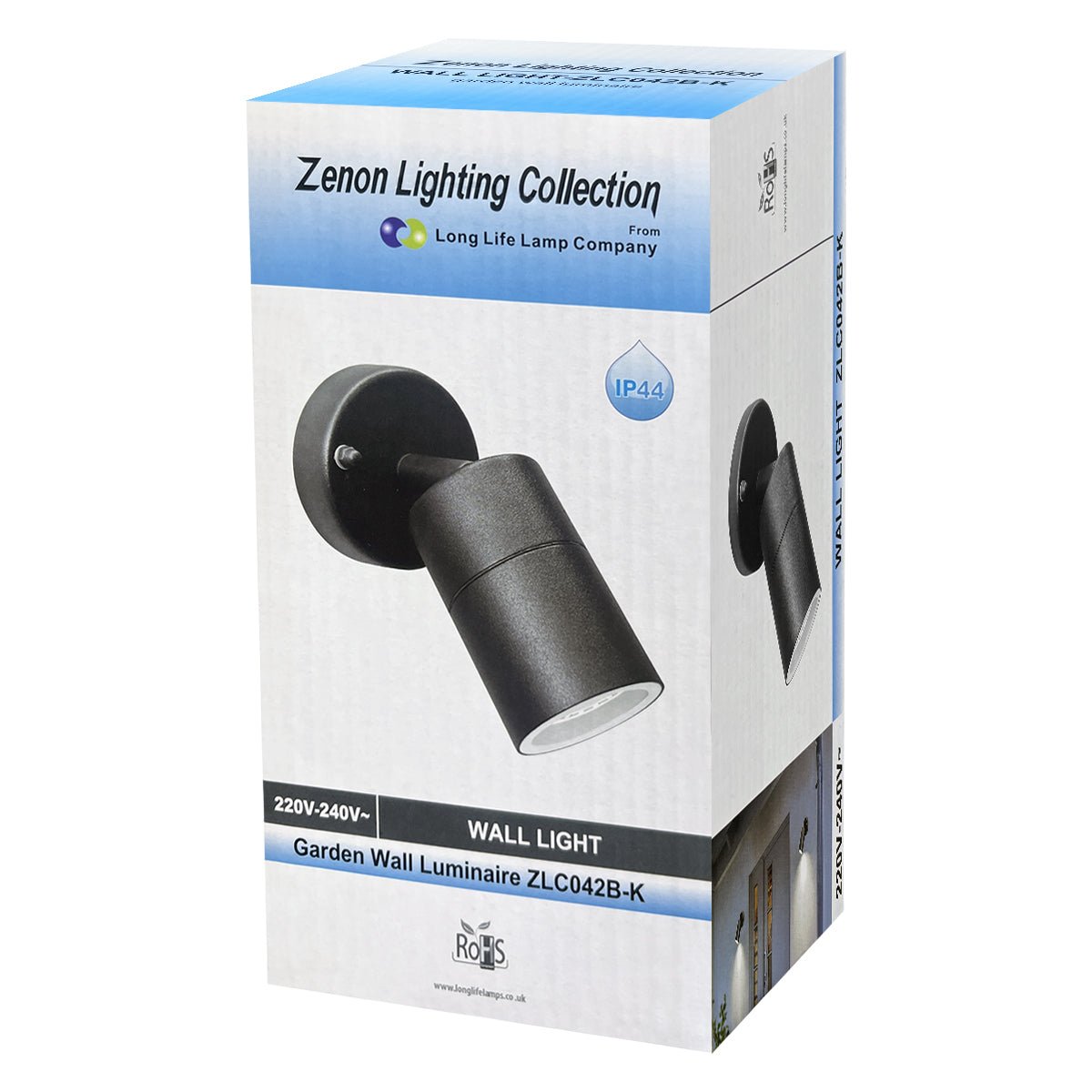 Adjustable Black Outdoor Wall Light - Energy Light Bulbs - Free delivery on all orders