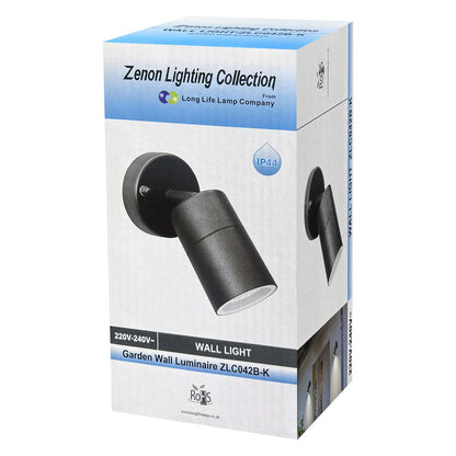 Adjustable Black Outdoor Wall Light - Energy Light Bulbs - Free delivery on all orders