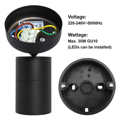 Adjustable Black Outdoor Wall Light - Energy Light Bulbs - Free delivery on all orders