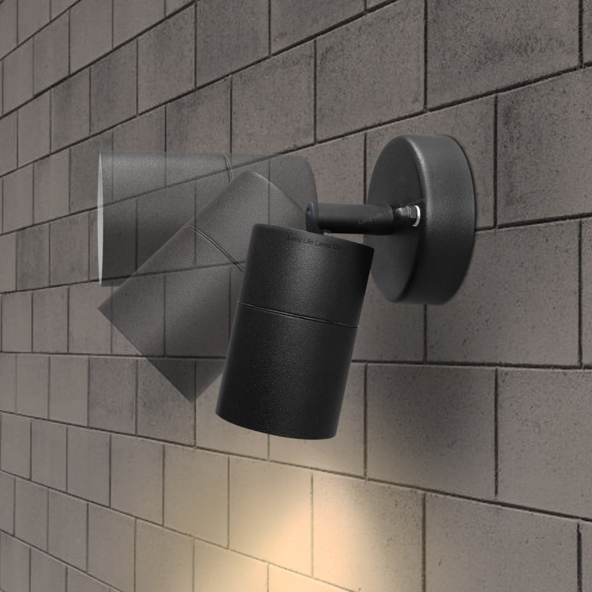 Adjustable Black Outdoor Wall Light - Energy Light Bulbs - Free delivery on all orders