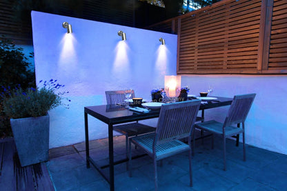 Adjustable Outdoor Single Wall Light IP44 ZLC010 with 3w Coloured LED Red, Green, Blue - Free delivery on all orders