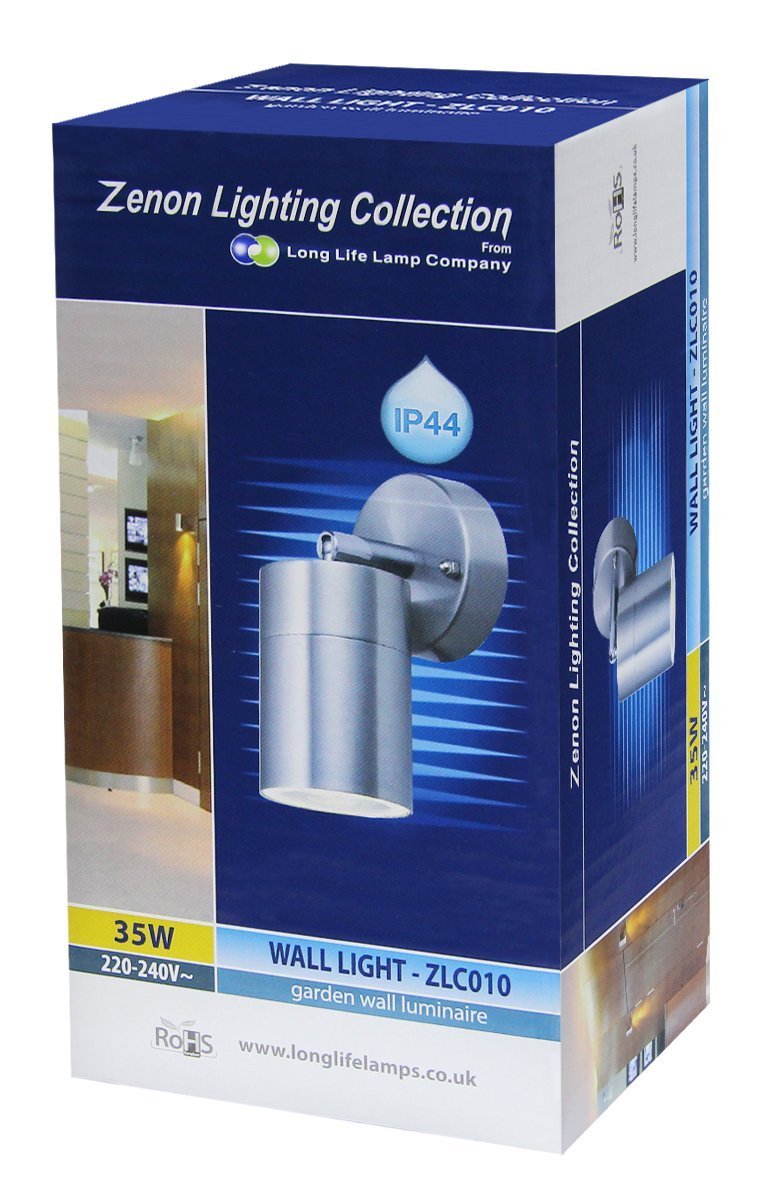 Adjustable Outdoor Wall Light Stainless Steel IP44 - Energy Light Bulbs - Free delivery on all orders