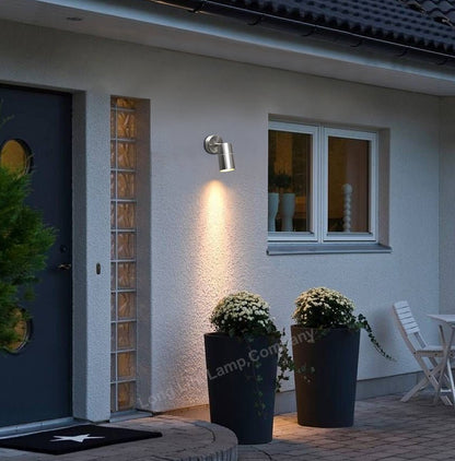 Adjustable Outdoor Wall Light Stainless Steel IP44 - Energy Light Bulbs - Free delivery on all orders