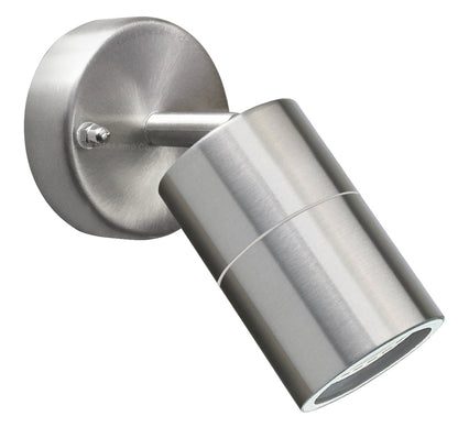 Adjustable Outdoor Wall Light Stainless Steel IP44 - Energy Light Bulbs - Free delivery on all orders
