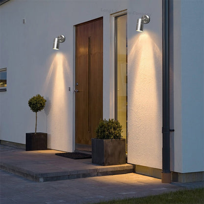 Adjustable Outdoor Wall Light Stainless Steel IP44 - Energy Light Bulbs - Free delivery on all orders
