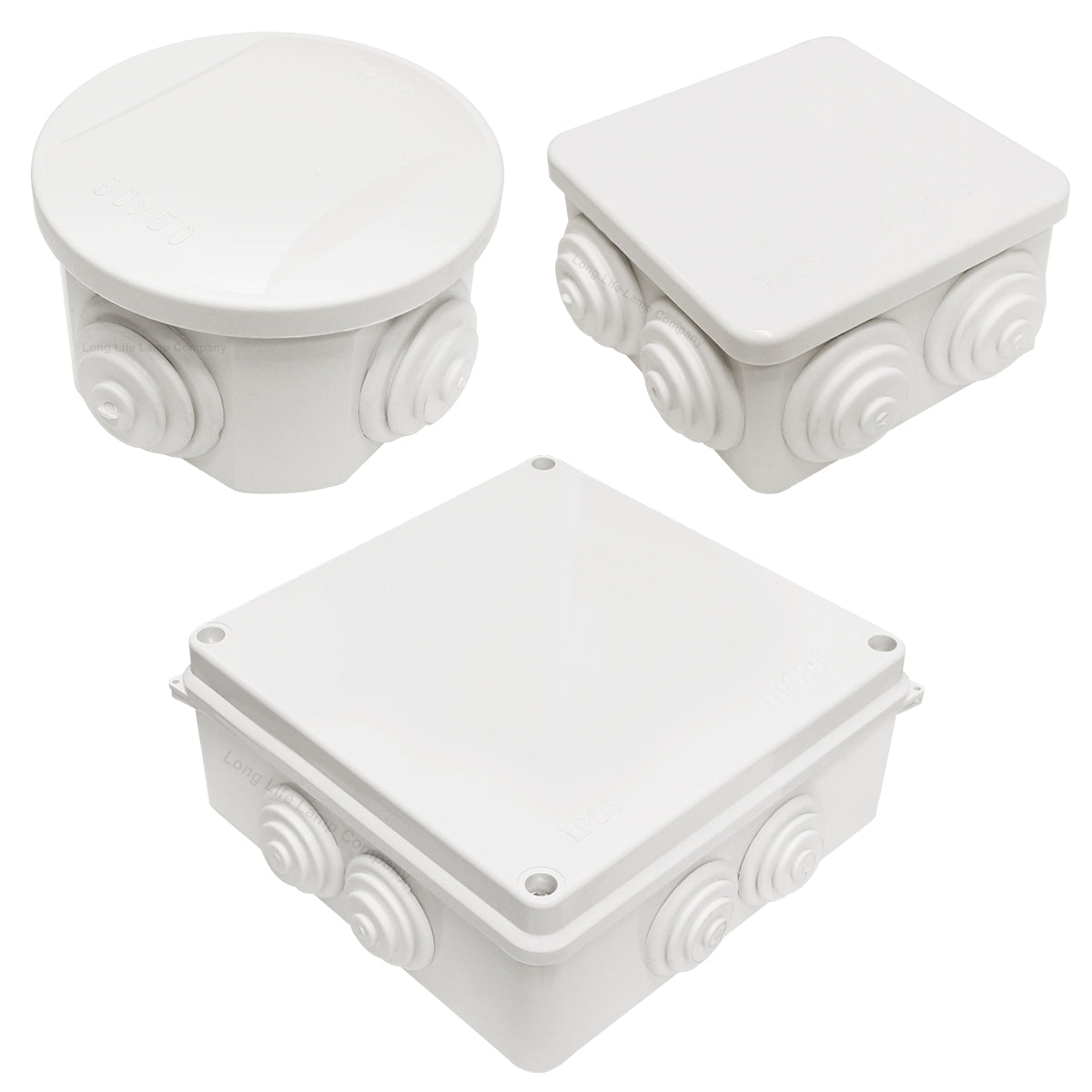 IP55 Waterproof Outdoor Terminal Junction Boxes Enclosure CCTV Electrical