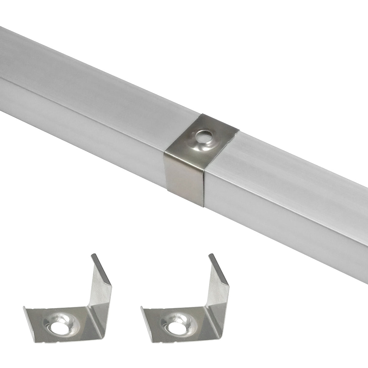 Aluminium Corner LED Profile Surface Mount 1M Channel Opal Cover 2 or 4 Pack - Energy Light Bulbs - Free delivery on all orders