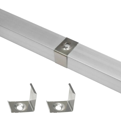 Aluminium Corner LED Profile Surface Mount 1M Channel Opal Cover 2 or 4 Pack - Energy Light Bulbs - Free delivery on all orders