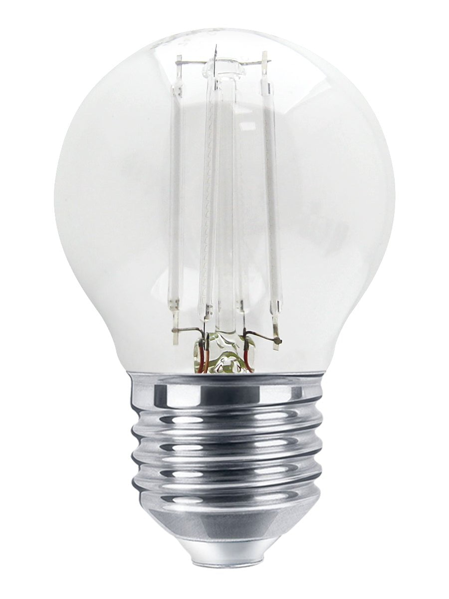 Ambient Fireglow 4w LED Golf Ball Blue Light Bulb E27 Clear Glass - Energy Light Bulbs - Free delivery on all orders