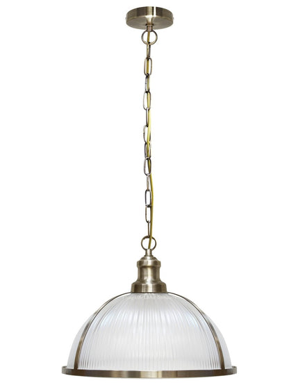 Antique Brass Vintage Pendant Light Industrial Retro Glass Ceiling Light Shade Factory Classic - Energy Light Bulbs - Free delivery on all orders