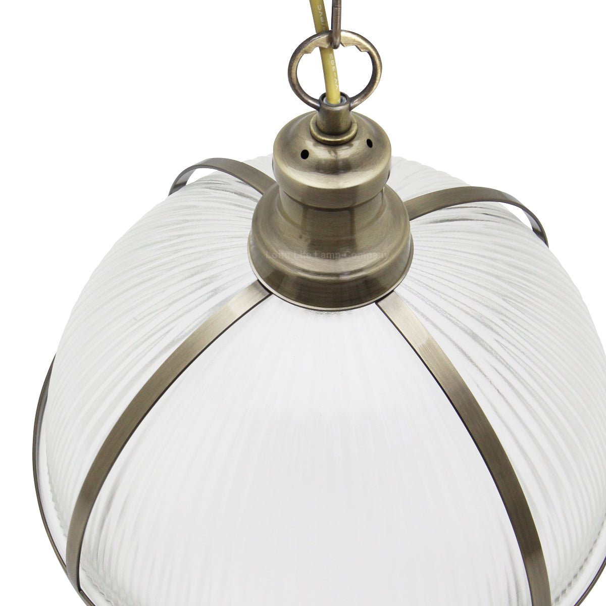 Antique Brass Vintage Pendant Light Industrial Retro Glass Ceiling Light Shade Factory Classic - Energy Light Bulbs - Free delivery on all orders