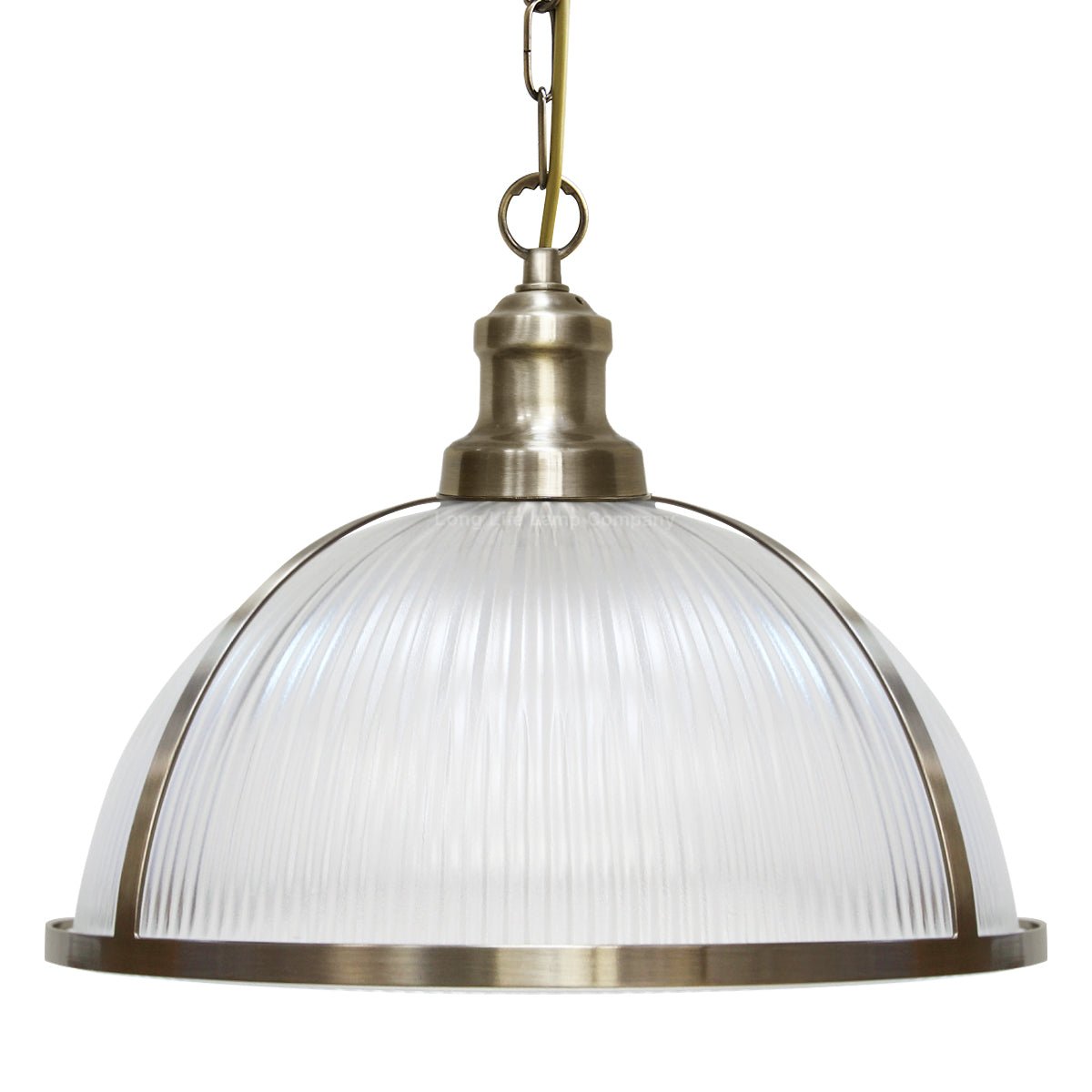 Antique Brass Vintage Pendant Light Industrial Retro Glass Ceiling Light Shade Factory Classic - Energy Light Bulbs - Free delivery on all orders