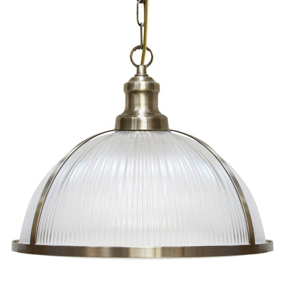 Antique Brass Vintage Pendant Light Industrial Retro Glass Ceiling Light Shade Factory Classic - Energy Light Bulbs - Free delivery on all orders