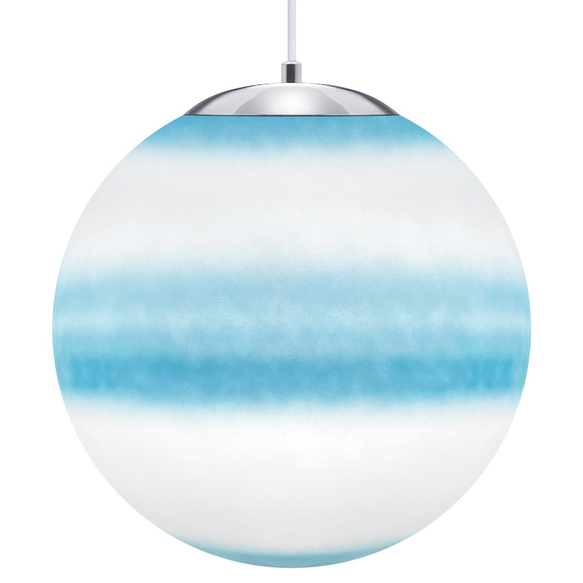 Art Deco Planet Large Globe Lamp Shade Pendant Light Fitting Sphere - Energy Light Bulbs - Free delivery on all orders