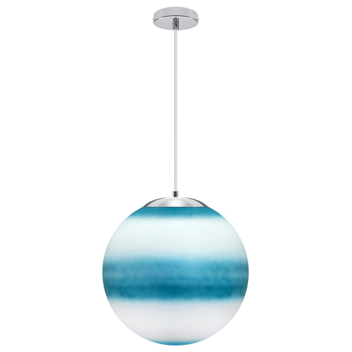 Art Deco Planet Large Globe Lamp Shade Pendant Light Fitting Sphere - Energy Light Bulbs - Free delivery on all orders