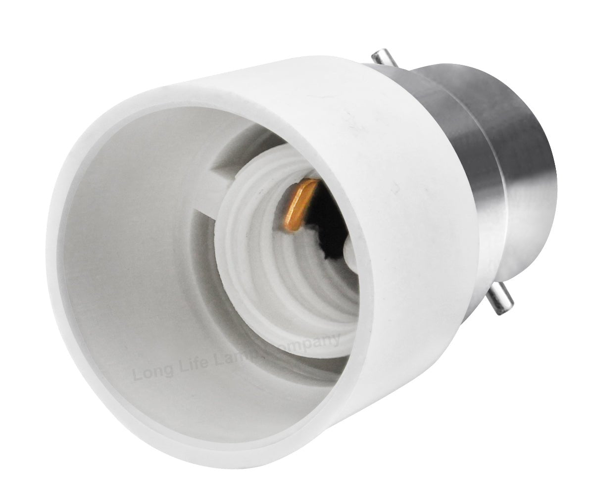 B22 to E14 Lamp Light Bulb Base Socket Converter Adaptor - Energy Light Bulbs - Free delivery on all orders
