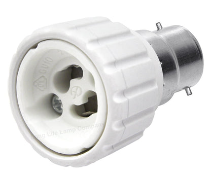 B22 to GU10 Lamp Light Bulb Base Socket Converter Adaptor - Energy Light Bulbs - Free delivery on all orders