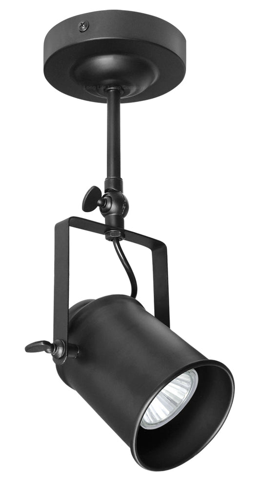 Black Adjustable Retro Industrial Ceiling Spot Light Metal Finish - Energy Light Bulbs - Free delivery on all orders