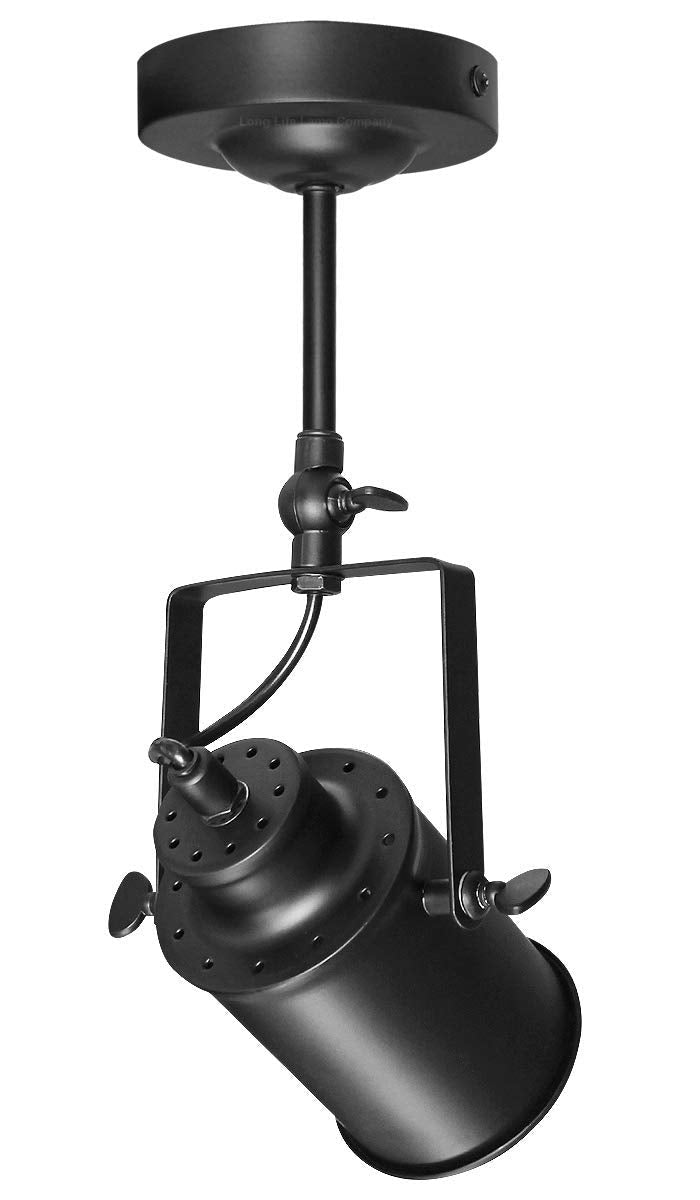 Black Adjustable Retro Industrial Ceiling Spot Light Metal Finish - Energy Light Bulbs - Free delivery on all orders