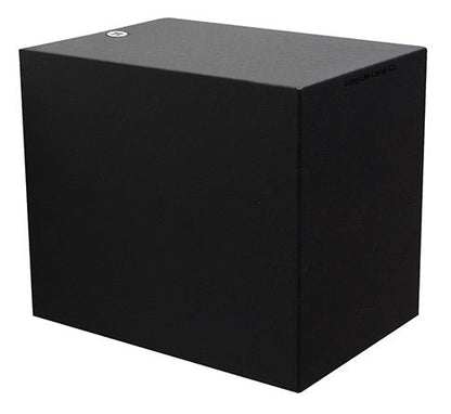 Black Finish Stainless Steel Mini Cube Single Outdoor Wall Light - Energy Light Bulbs - Free delivery on all orders