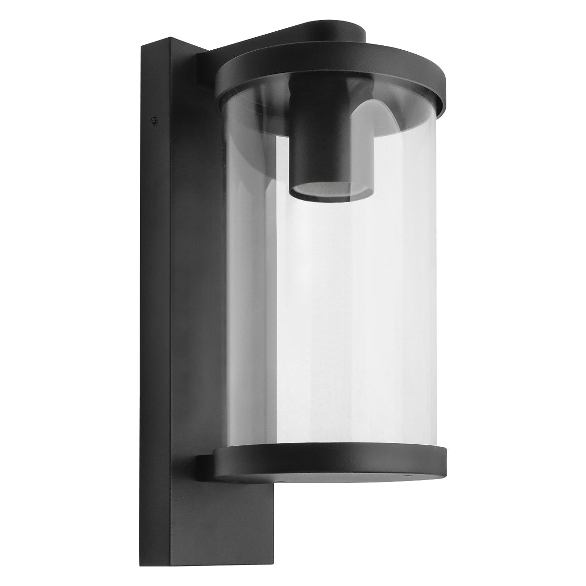 Black Outdoor Lantern Wall Light IP44 with 4W Warm LED - Energy Light Bulbs - Free delivery on all orders