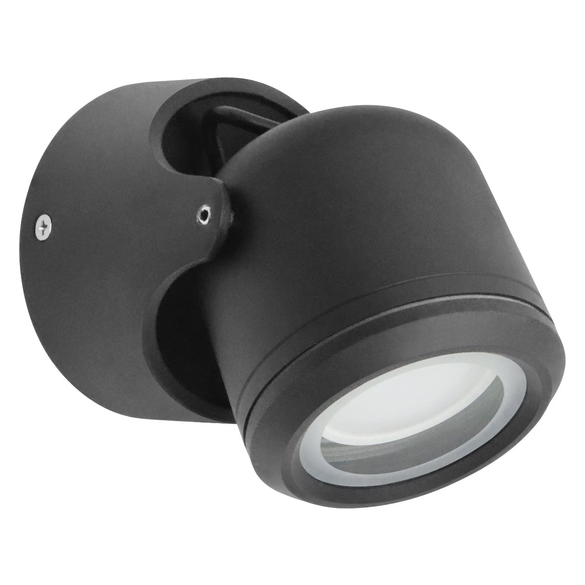 Black Outdoor Single Wall Light Adjustable IP54 External Directional Spot Lamp - Energy Light Bulbs - Free delivery on all orders