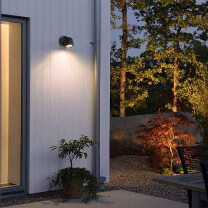 Black Outdoor Single Wall Light Adjustable IP54 External Directional Spot Lamp - Energy Light Bulbs - Free delivery on all orders