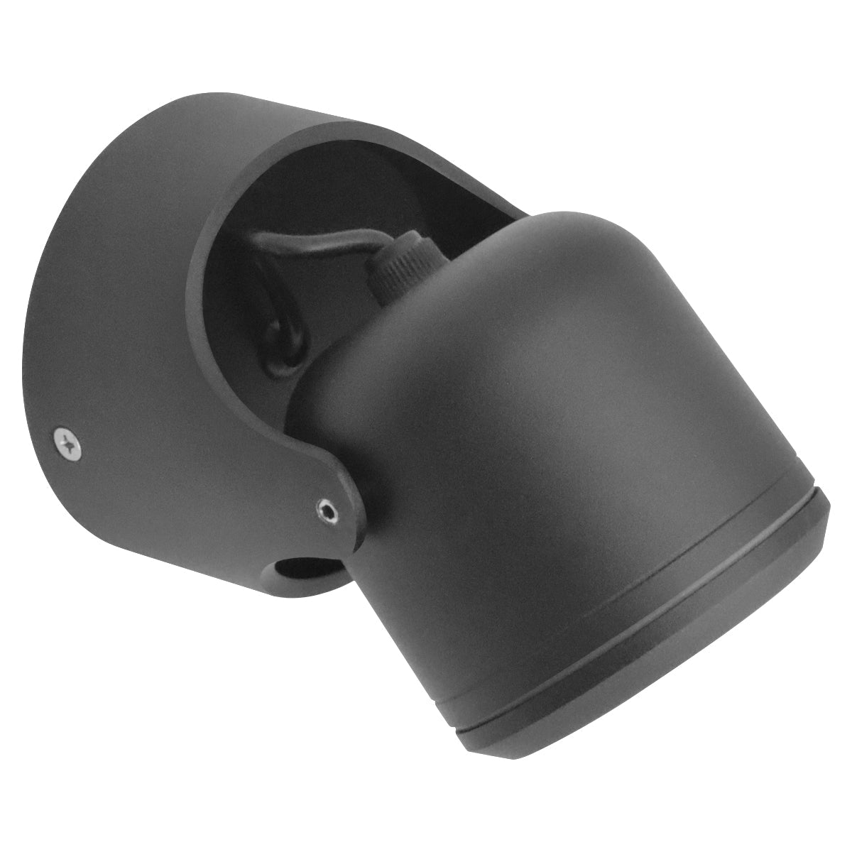 Black Outdoor Single Wall Light Adjustable IP54 External Directional Spot Lamp - Energy Light Bulbs - Free delivery on all orders