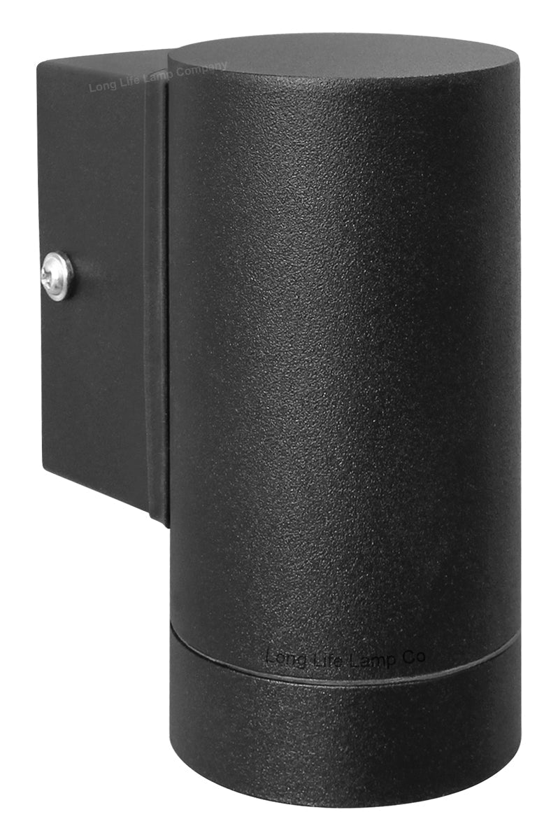 Black Stainless Steel Single Outdoor Wall Light IP65 - Energy Light Bulbs - Free delivery on all orders