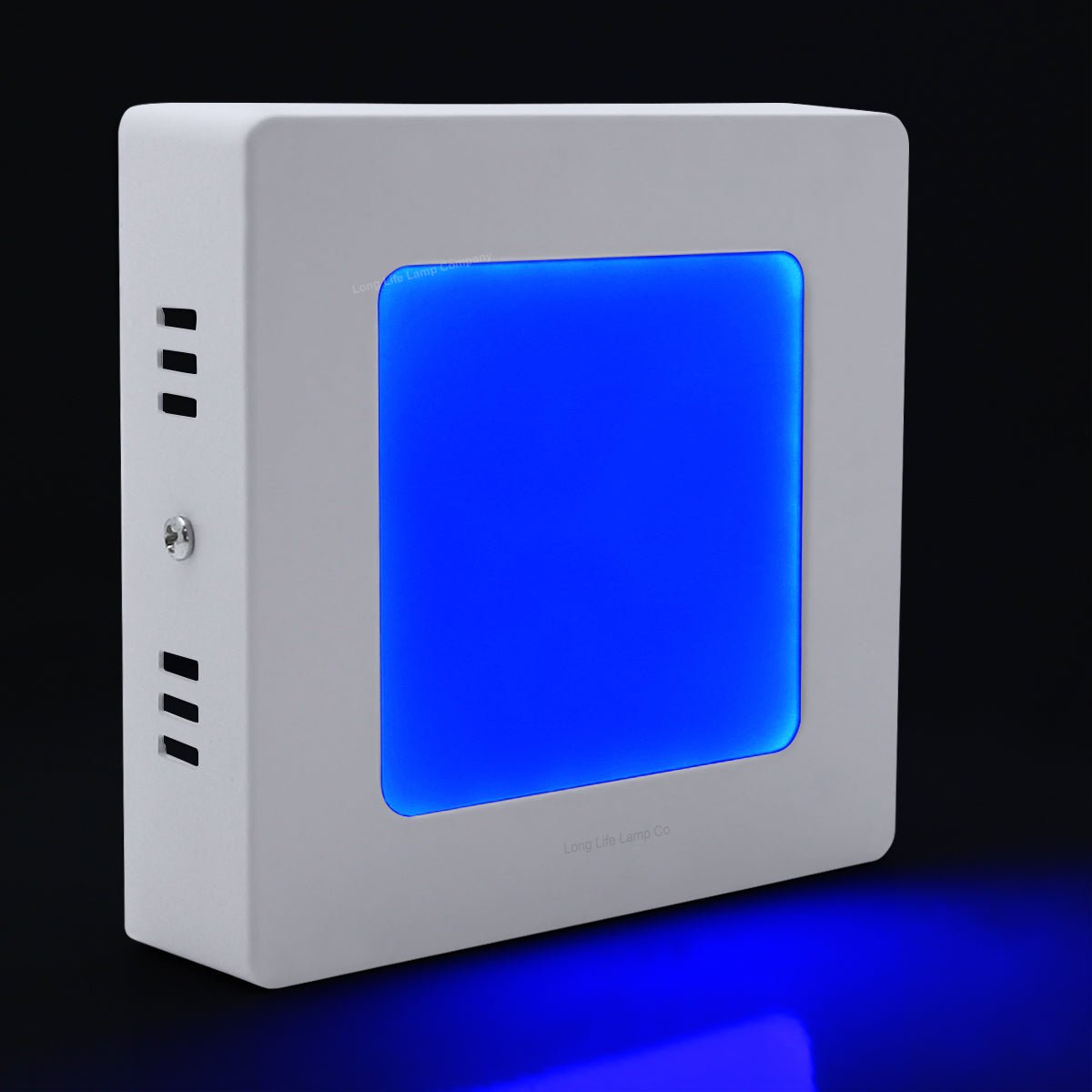 BLUE 6w LED Ceiling Panel Square Surface Mount Spotlight Blue - Energy Light Bulbs - Free delivery on all orders