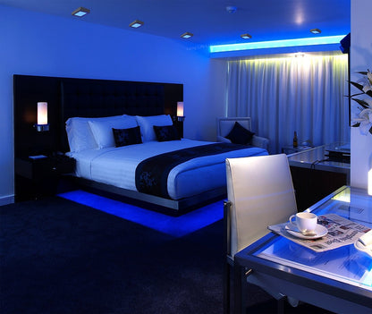 BLUE 6w LED Ceiling Panel Square Surface Mount Spotlight Blue - Energy Light Bulbs - Free delivery on all orders