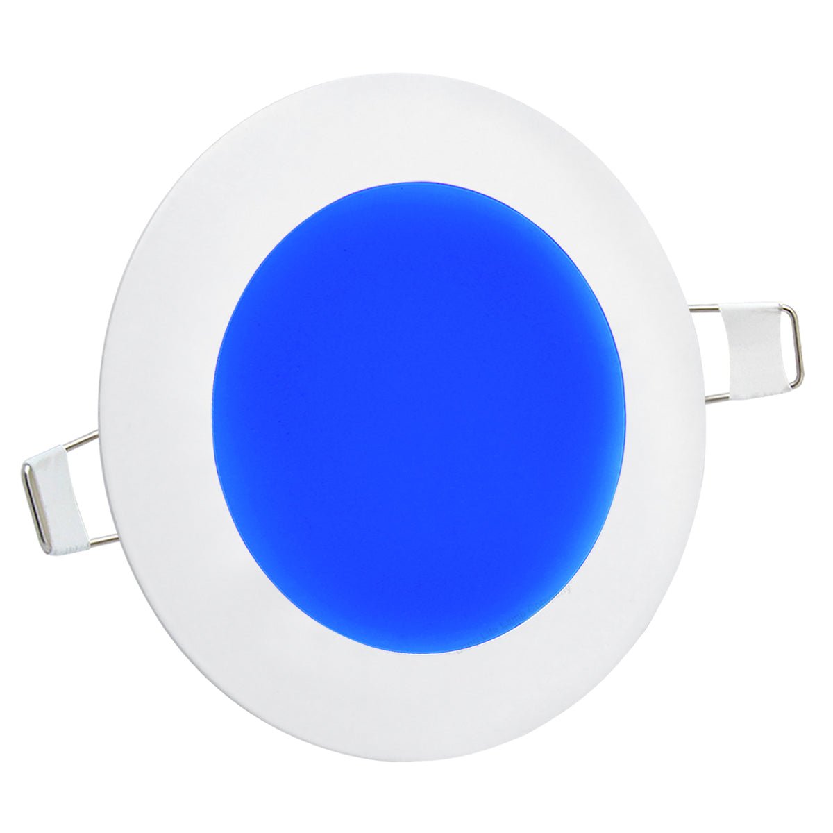 BLUE 6w LED Round Ceiling Panel Recessed Spotlight Blue