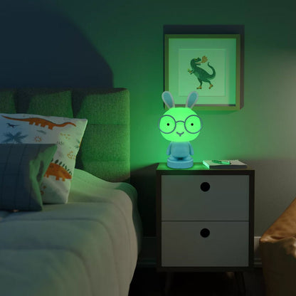 Blue Bunny LED Children's Table Lamp RGB Colour Changing USB Rechargeable Bedside Light - Energy Light Bulbs - Free delivery on all orders