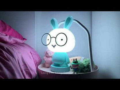 Blue Bunny LED Children's Table Lamp RGB Colour Changing USB Rechargeable Bedside Light - Energy Light Bulbs - Free delivery on all orders