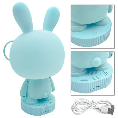 Blue Bunny LED Children's Table Lamp RGB Colour Changing USB Rechargeable Bedside Light - Energy Light Bulbs - Free delivery on all orders