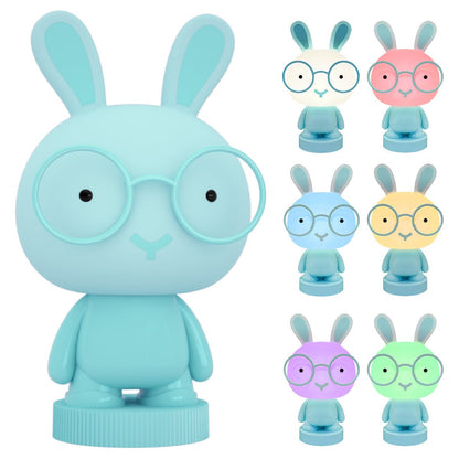 Blue Bunny LED Children's Table Lamp RGB Colour Changing USB Rechargeable Bedside Light - Energy Light Bulbs - Free delivery on all orders