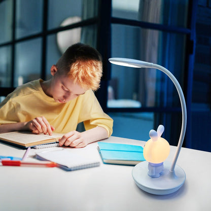 Blue Bunny LED Reading Light Touch Control Table Lamp USB Rechargeable - Energy Light Bulbs - Free delivery on all orders