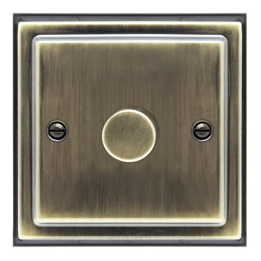 Brush Antique Brass Dimmer Switch 1 Gang Single Pole 5 - 100w - Energy Light Bulbs - Free delivery on all orders