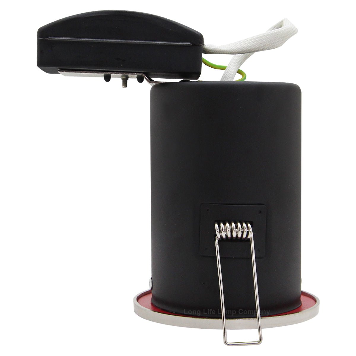 Brush Chrome Fixed Fire Rated Downlight - Energy Light Bulbs - Free delivery on all orders