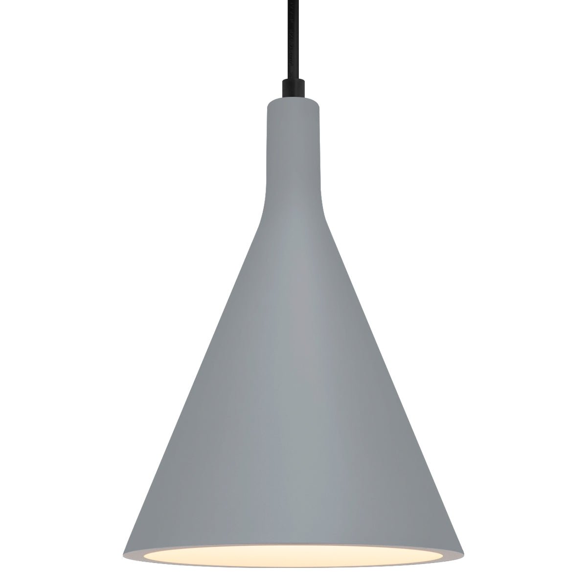 Ceramic Ceiling Pendant Light Grey Gypsum Lamp Shade - Energy Light Bulbs - Free delivery on all orders