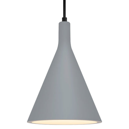 Ceramic Ceiling Pendant Light Grey Gypsum Lamp Shade - Energy Light Bulbs - Free delivery on all orders