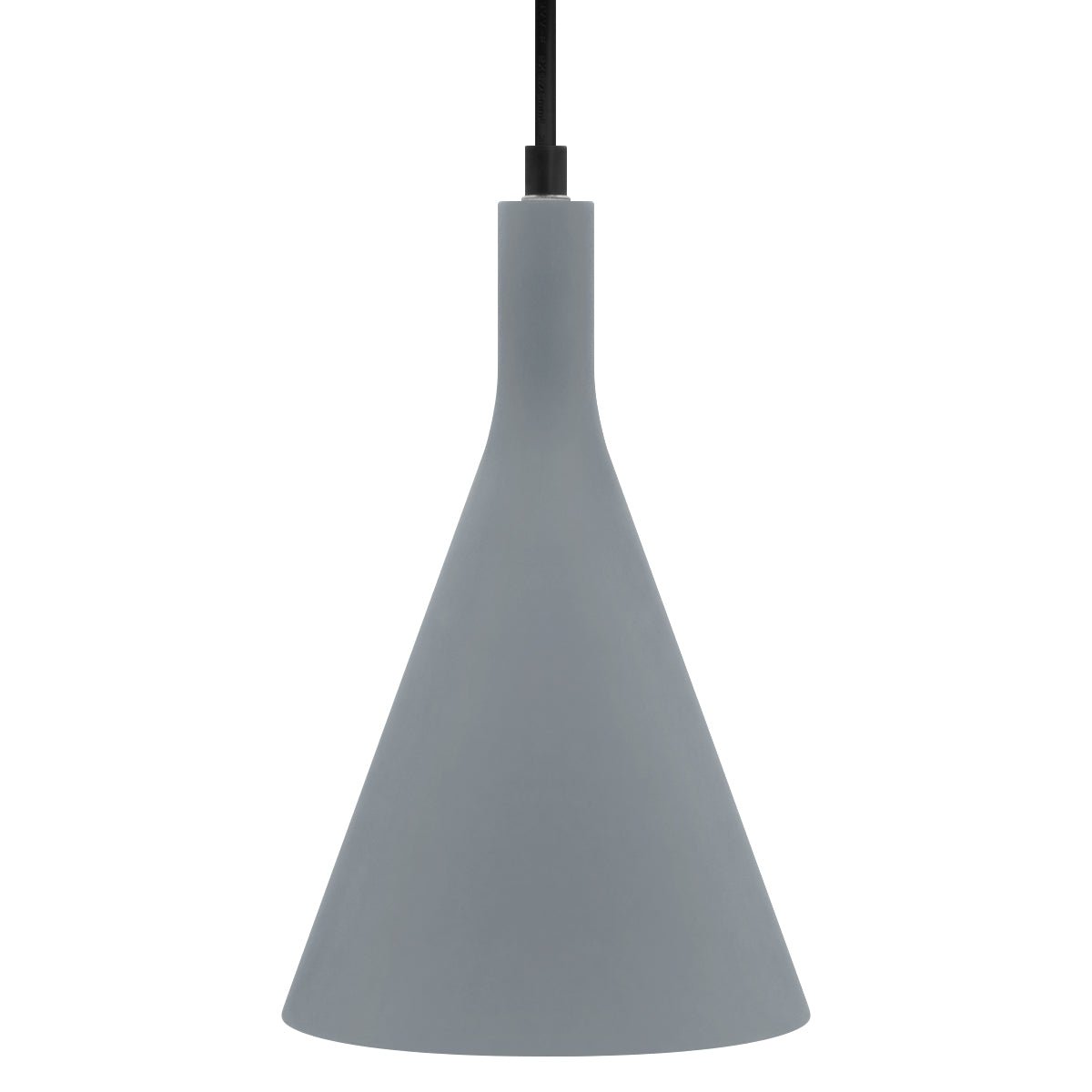 Ceramic Ceiling Pendant Light Grey Gypsum Lamp Shade - Energy Light Bulbs - Free delivery on all orders